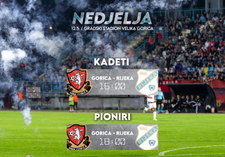 Veliki dan: Kadeti i pioniri ove nedjelje na glavnom terenu dočekuju Rijeku